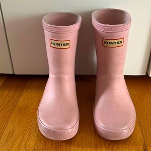 Hunter kids rain boots 7C